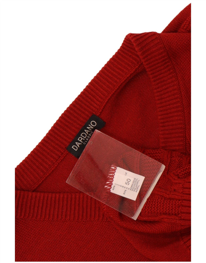 Мужская майка Dardano Vest IT 50, средний красный хлопок