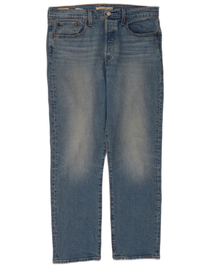 Женские прямые джинсы Levi's на танкетке W31 L28, синие, хлопок