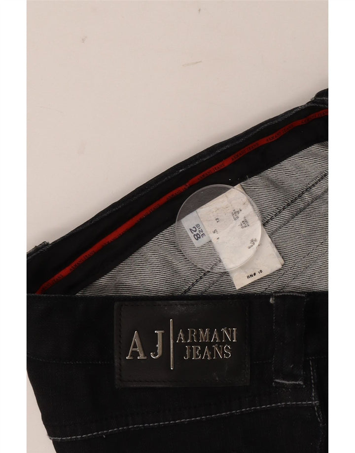 Женские джинсы скинни Armani W28 L34 черные