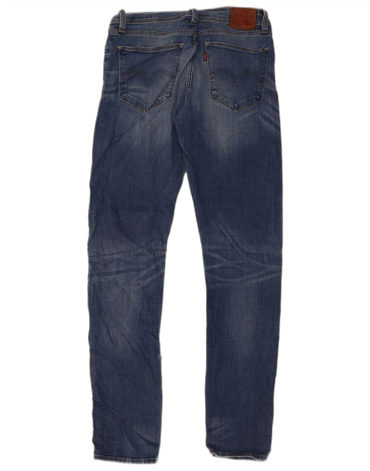 Женские джинсы скинни Levi's W28 L30 синие, хлопок