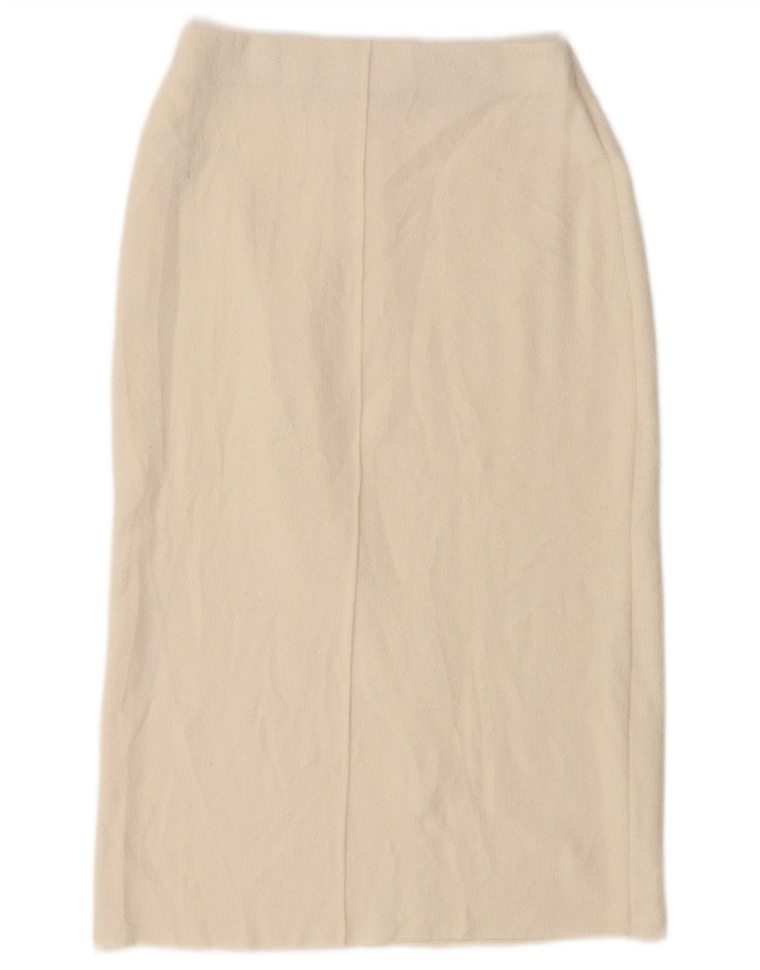 Женская прямая юбка миди ZARA, маленькая W26, белый полиэстер