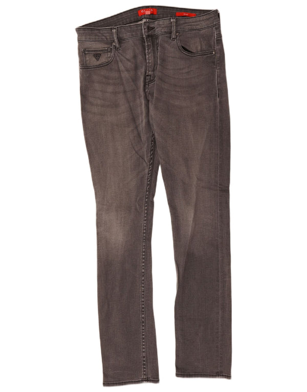 Женские джинсы скинни Guess W33 L32 серые