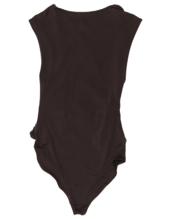 Женское боди Zara UK 8, маленький черный полиэстер