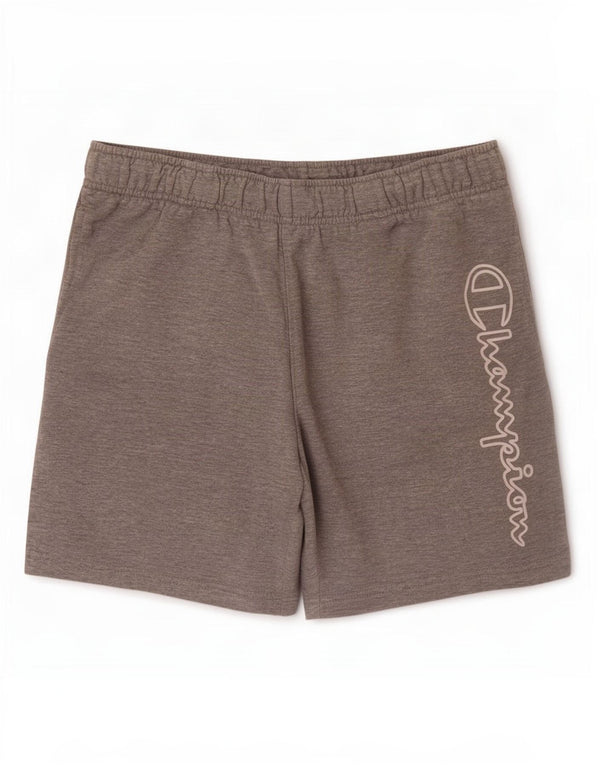 Champion Mens Graphic Sport Shorts Medium Grey Cotton