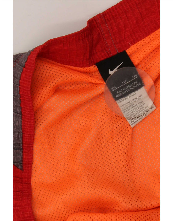 Мужские шорты для плавания Nike 2XL, разноцветный полиэстер с цветными блоками