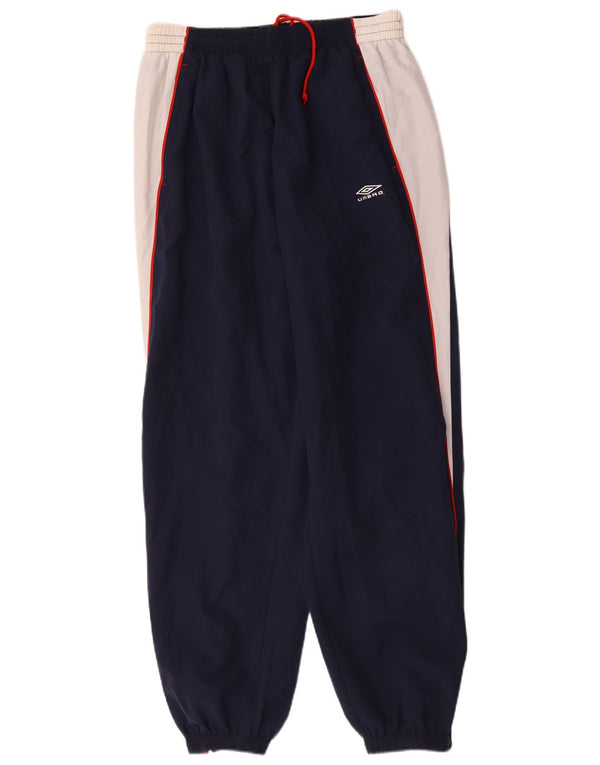 Umbro Мужские спортивные брюки Джоггеры XL Темно-синие Полиэстер с цветными блоками