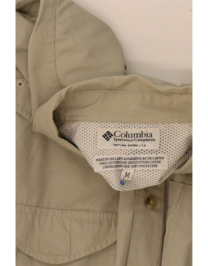 Мужская рубашка Columbia из хлопка среднего цвета хаки
