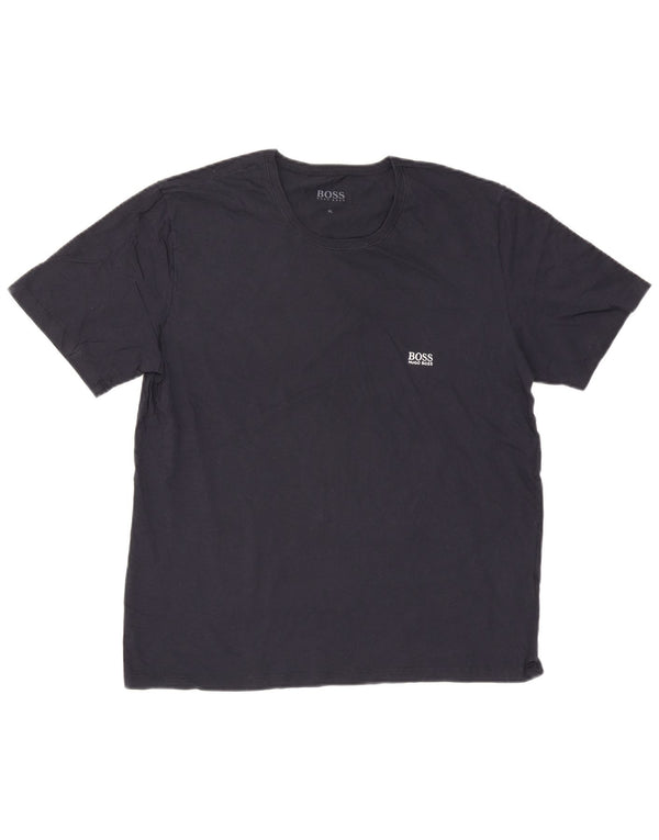 Мужская футболка Hugo Boss Top XL Темно-синяя, хлопок
