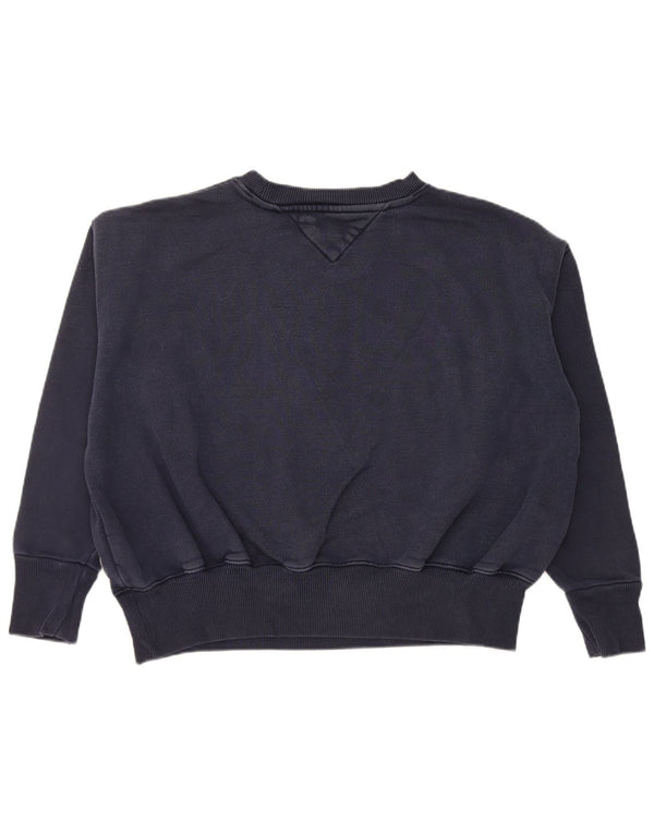 Женский свитер с рисунком Tommy Hilfiger UK 14, средний, темно-синий