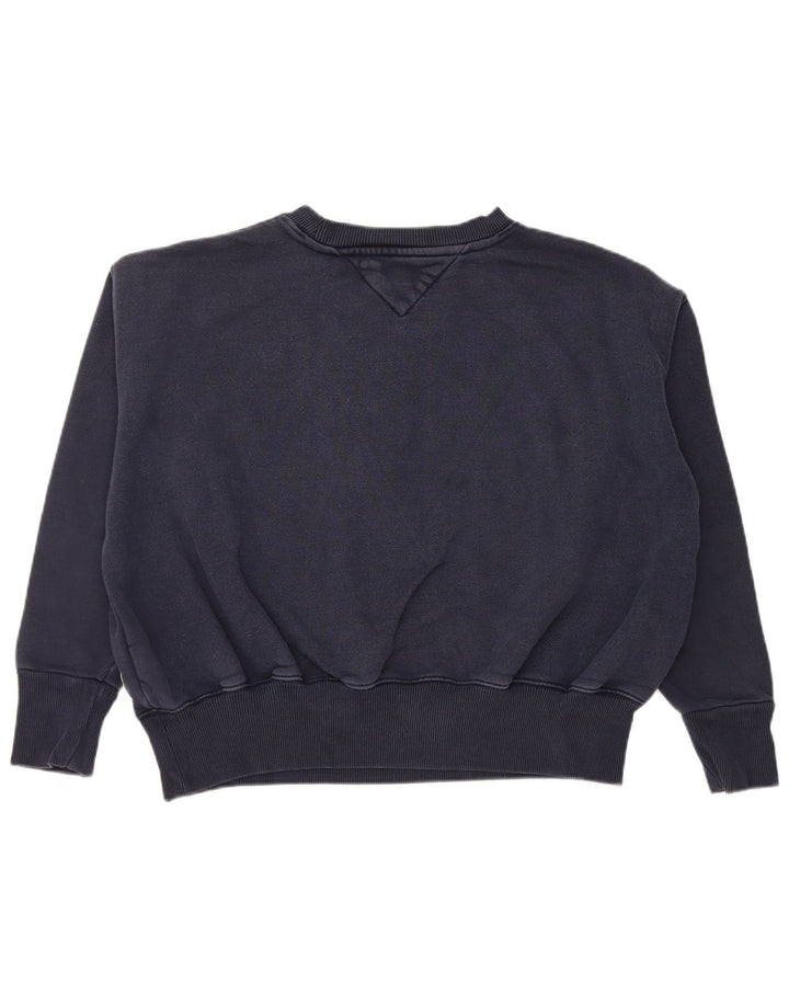 Женский свитер с рисунком Tommy Hilfiger UK 14, средний, темно-синий