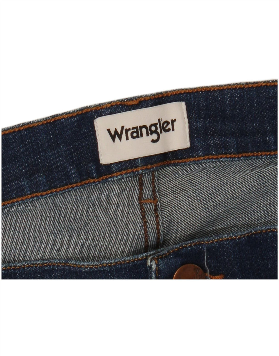 Мужские прямые джинсы Wrangler W47 L28 темно-синие