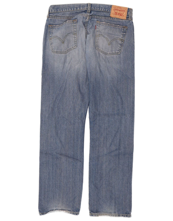 Мужские прямые джинсы Levi's 514 W33 L32 синие, хлопок