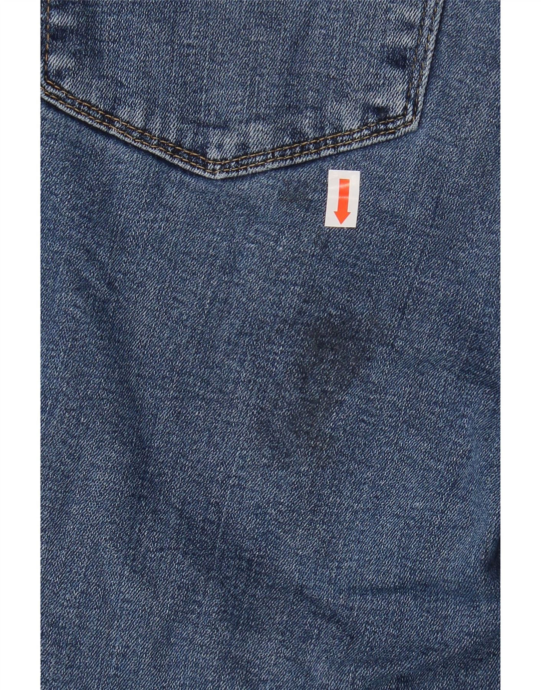 Женские джинсы скинни LEVI'S 721 с высокой посадкой W29 L32 Синие, лиоцелл