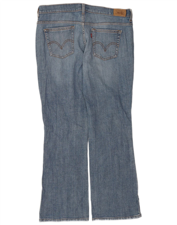 Женские джинсы Levi's 515 Bootcut, размер США 12, большие W32 L30, синий хлопок