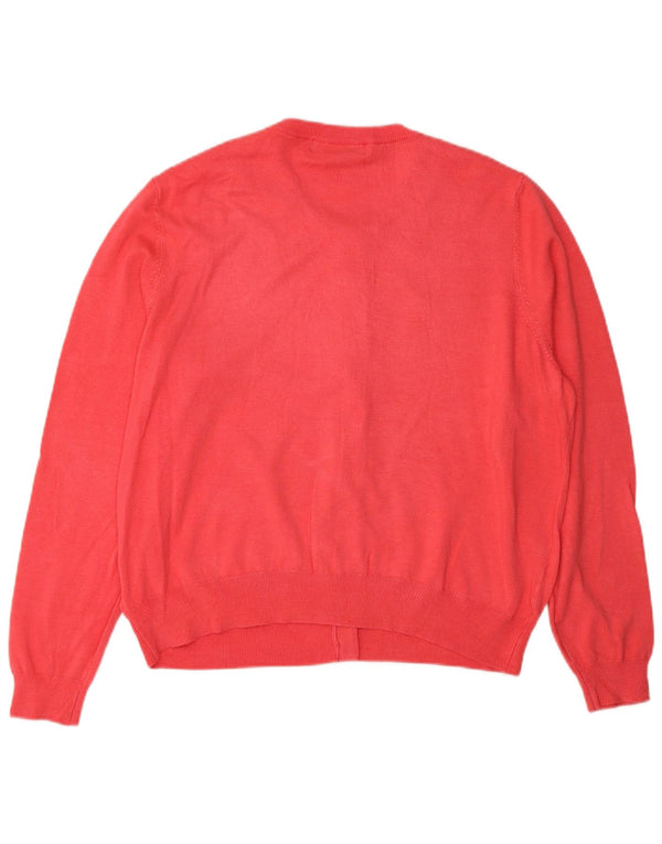 Marks & Spencer Womens Cardigan Sweater UK 20 2XL Pink Viscose