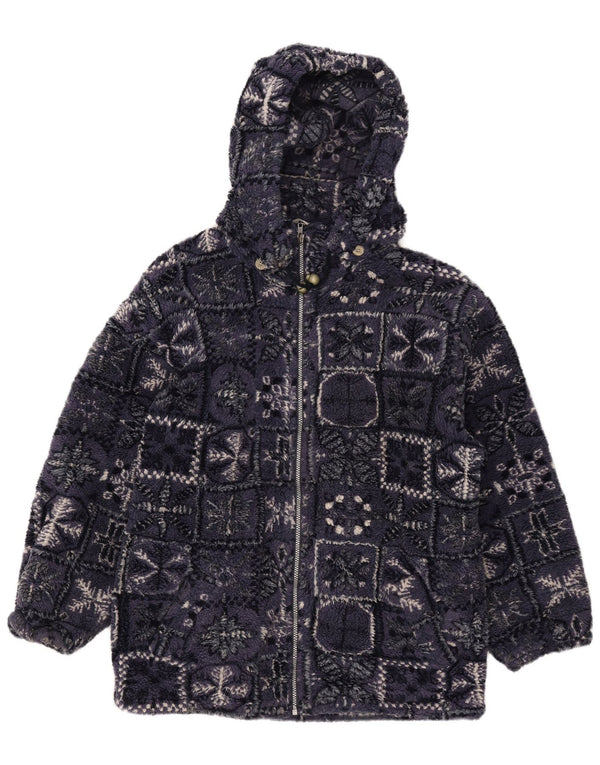 Мужская флисовая куртка Brugi с капюшоном UK 44 2XL Темно-синяя Fair Isle