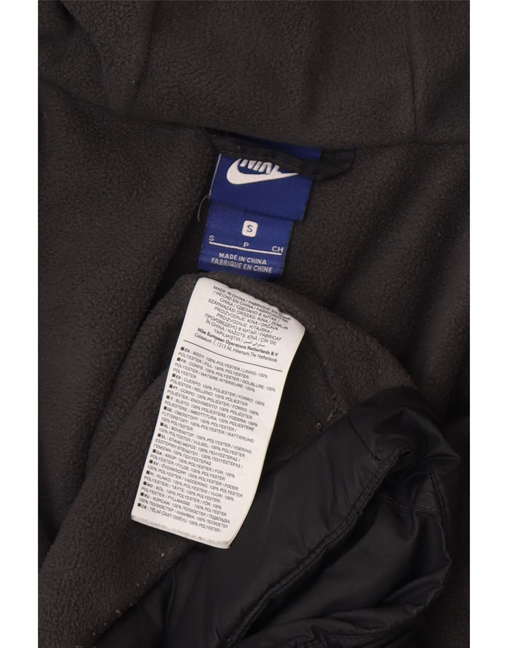 Мужская ветровка с капюшоном Nike UK 36, маленькая черная полиэстер