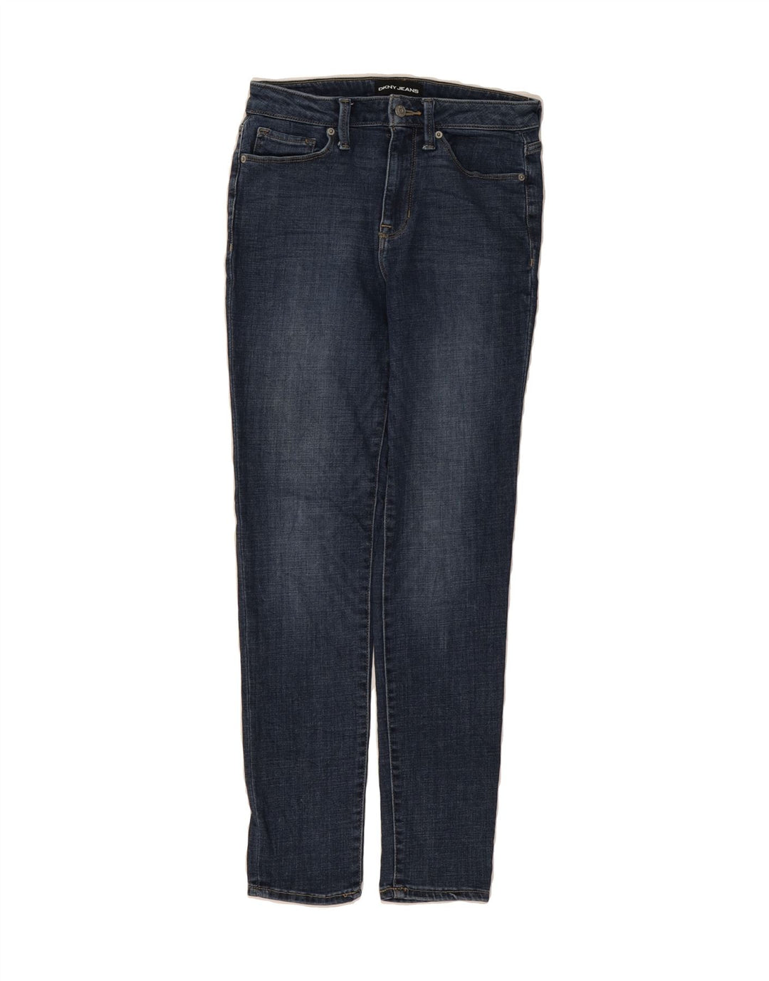 DKNY Womens Slim Jeans US 4 Small W27 L28 Blue Cotton Vintage Dkny and Second-Hand Dkny from Messina Hembry 