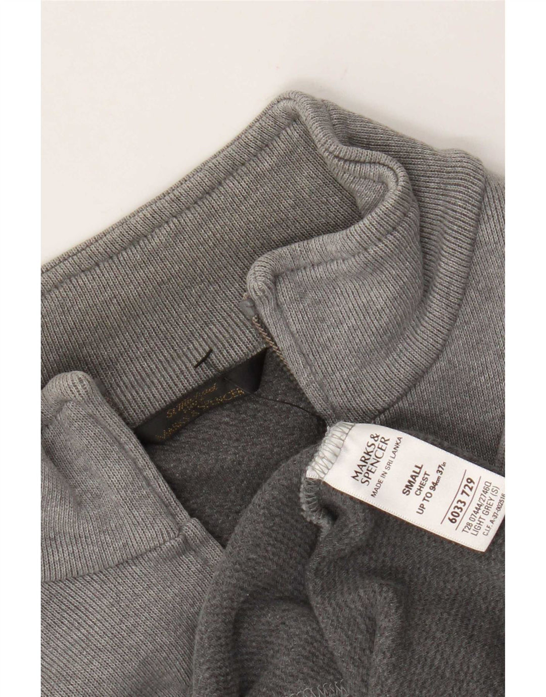Мужской спортивный костюм Marks & Spencer, маленькая серая хлопковая куртка