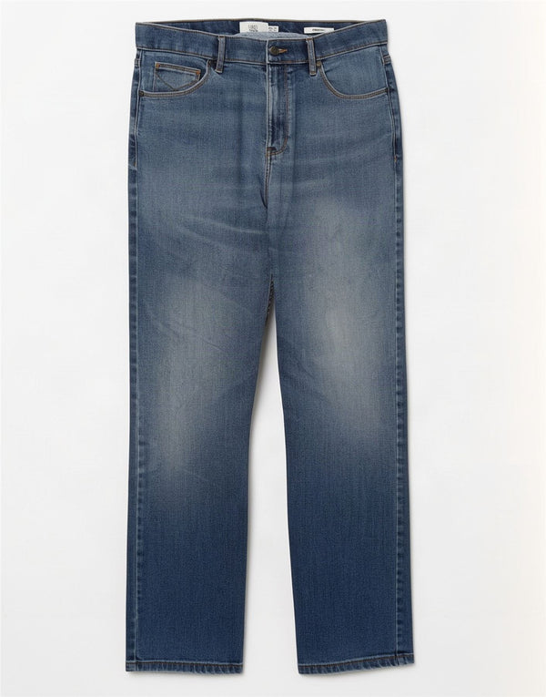 Мужские прямые джинсы Marks & Spencer W34 L31, синий хлопок