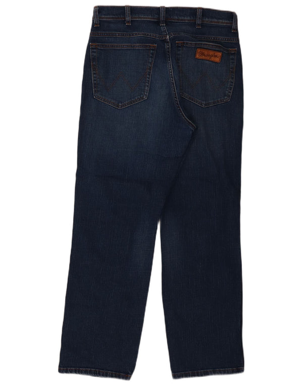 Мужские прямые джинсы Wrangler Texas W34 L30, синий хлопок