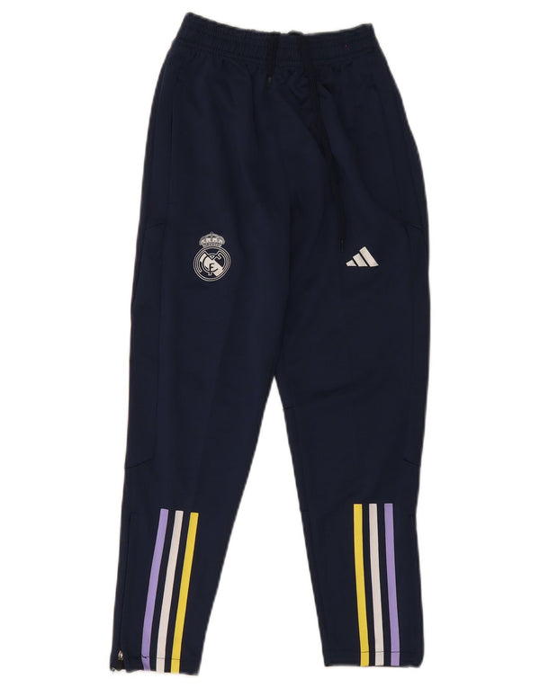 Спортивные брюки Adidas Aeroready для мальчиков 9–10 лет, темно-синий, полиэстер