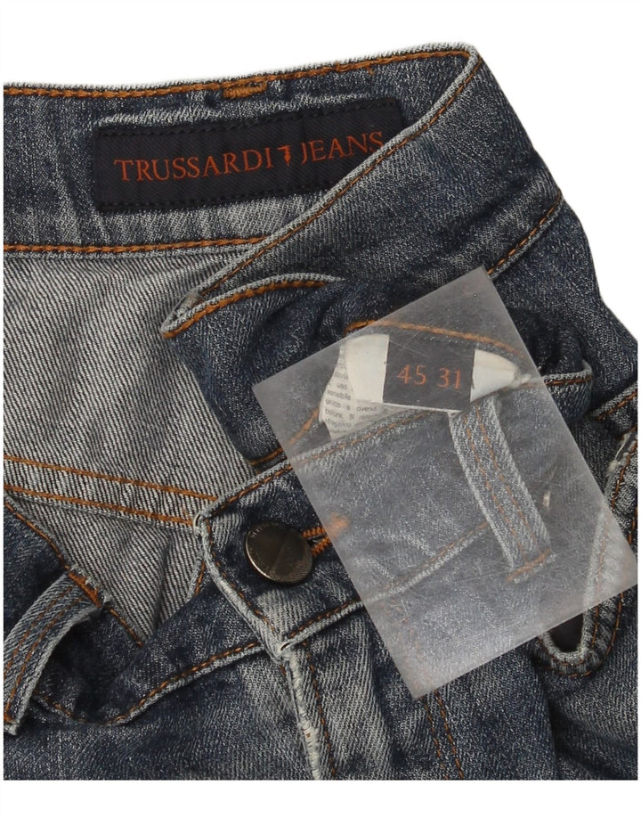 Мужские прямые джинсы Trussardi W31 L28 синие