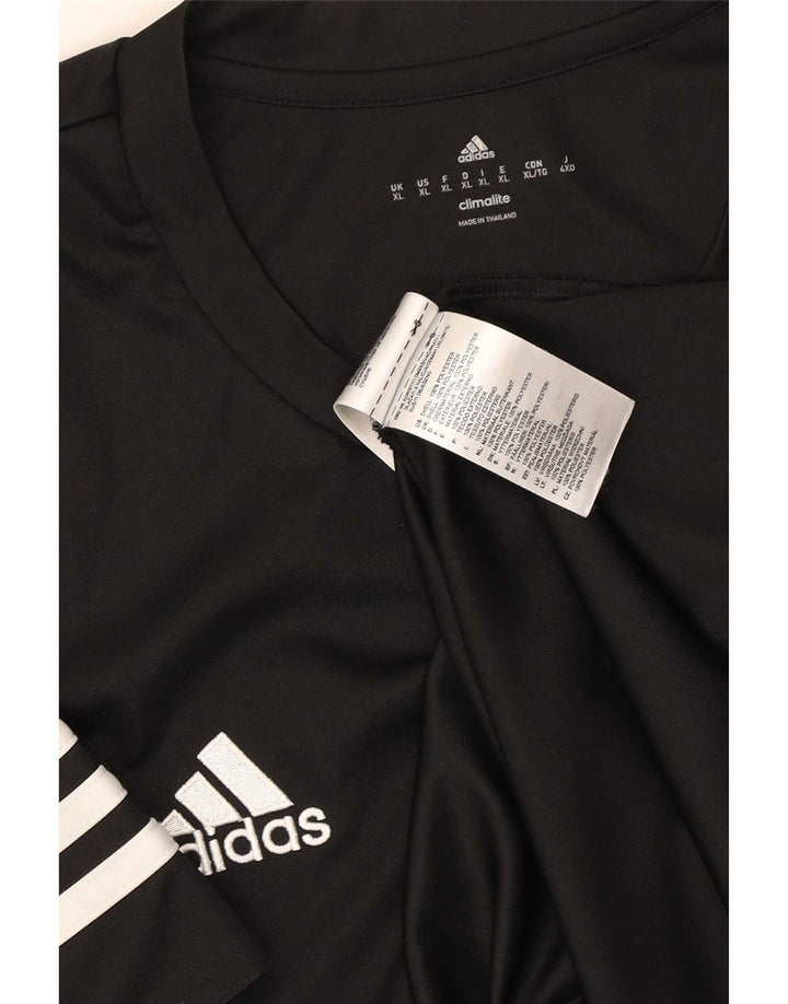 Мужская футболка Adidas Climalite Top XL, черный полиэстер