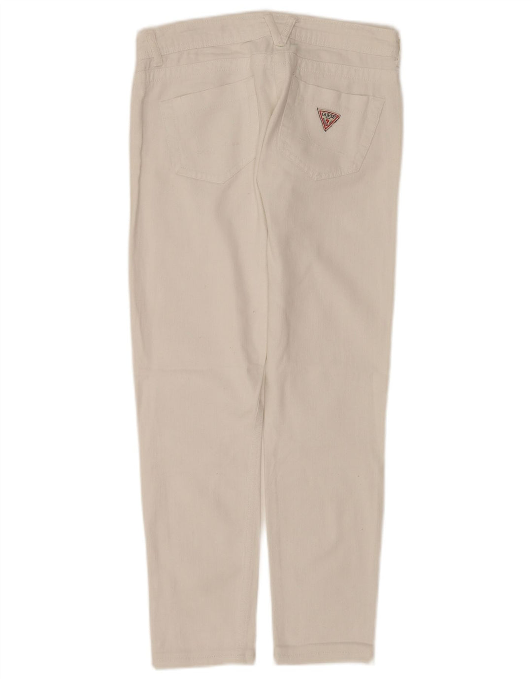 Guess Женские узкие джинсы W28 L27 Белый хлопок