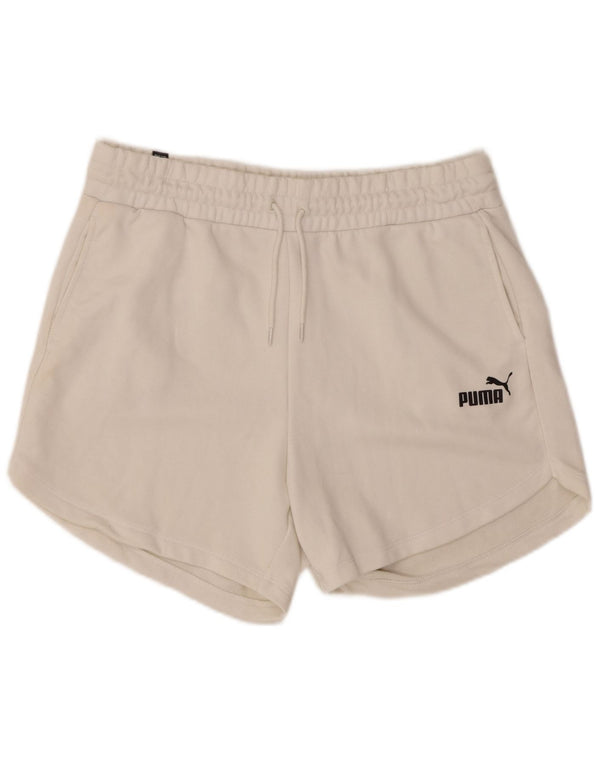 Женские спортивные шорты PUMA UK 14, большие белые хлопковые