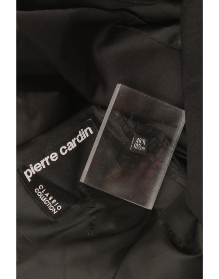 Мужской пиджак стандартного кроя PIERRE CARDIN UK 40, большой черный