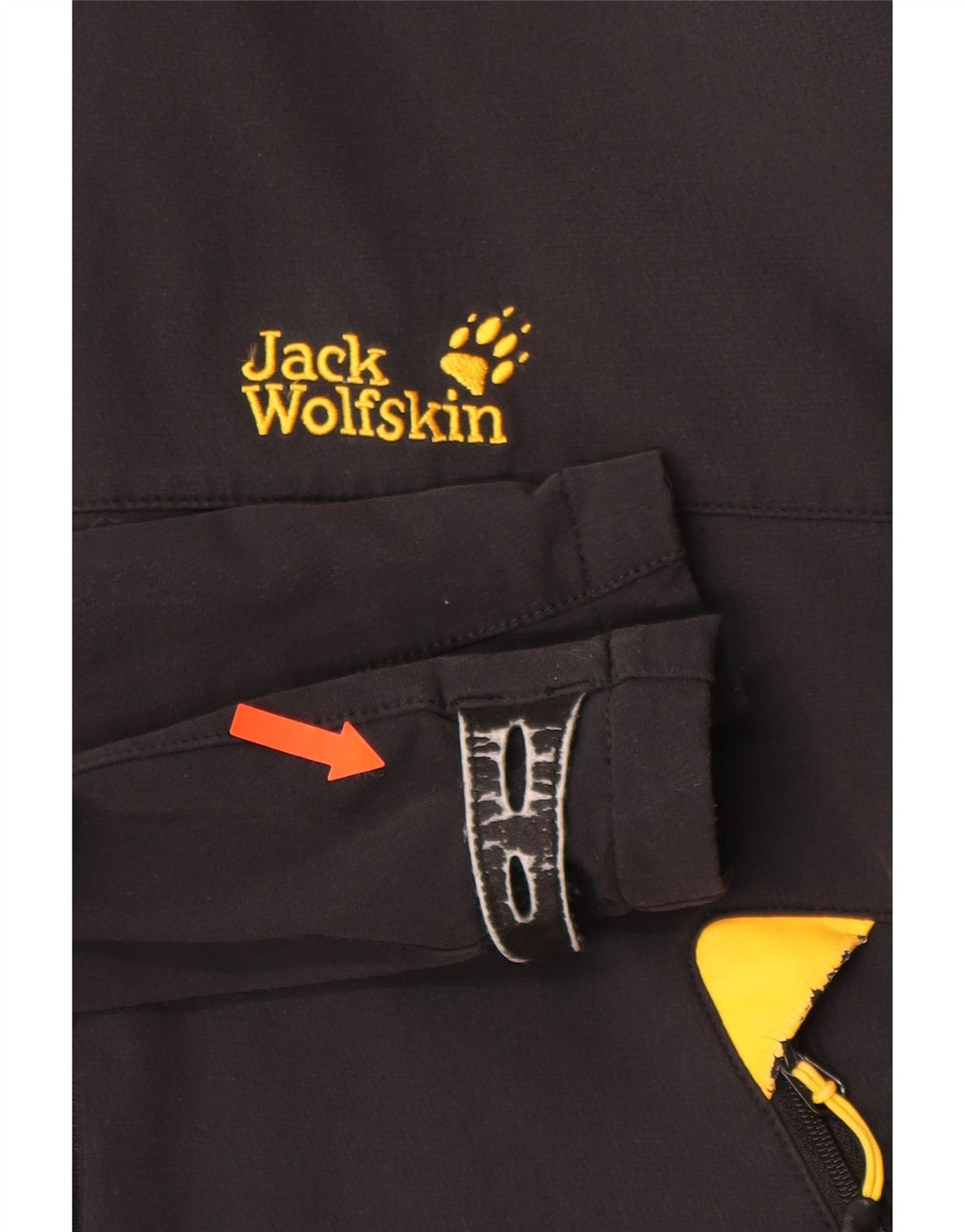 Мужская ветровка с капюшоном JACK WOLFSKIN UK 44/46 XL, черный полиамид