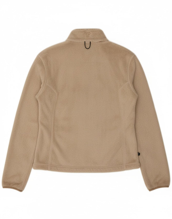 JACK WOLFSKIN Womens Fleece Jacket UK 10 Small Beige