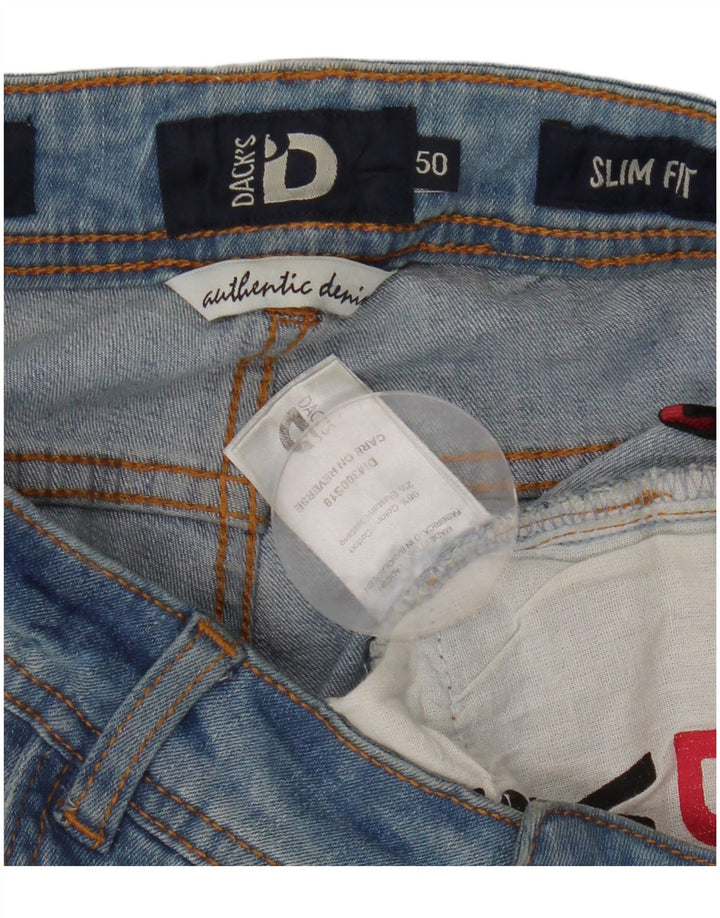Женские узкие джинсы Dack's W32 L30, синий хлопок