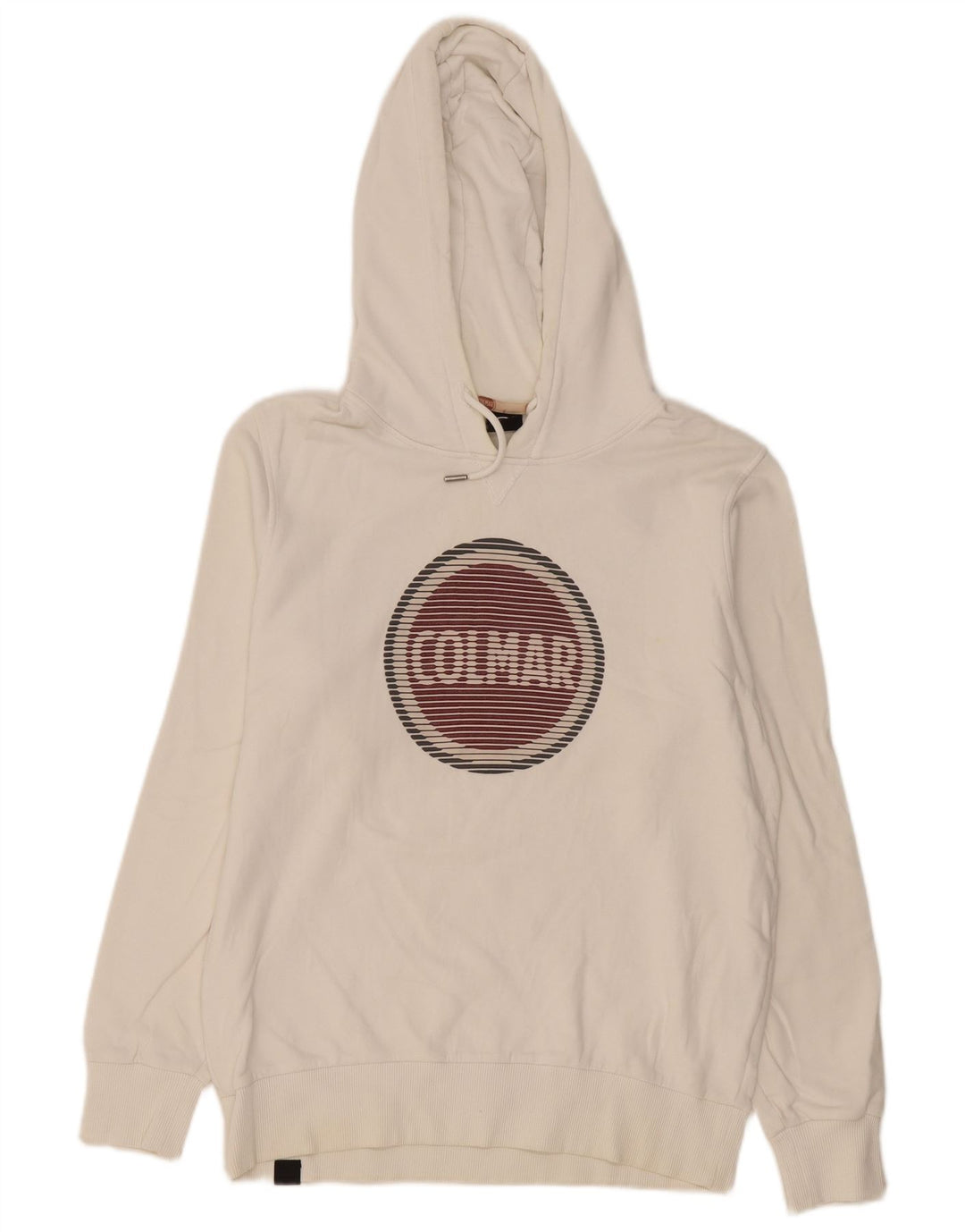 Colmar Мужской джемпер с капюшоном с рисунком, большой белый, хлопок