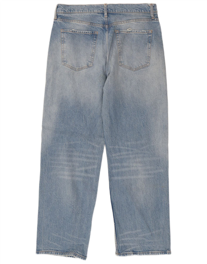 Женские свободные джинсы ZARA EU 42, большие W32 L31, синие