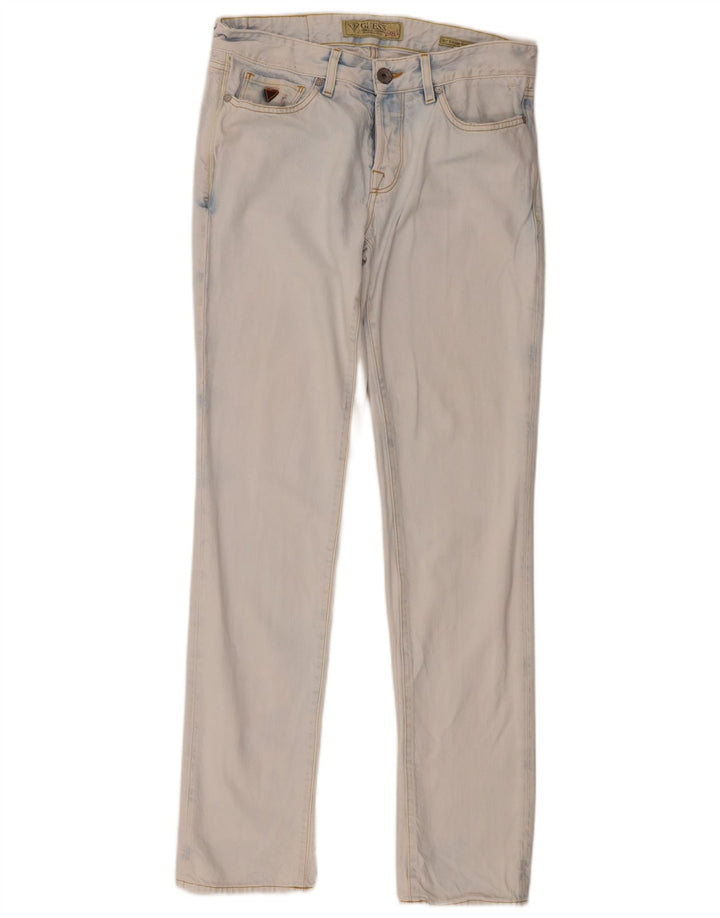 Мужские прямые джинсы Guess W32 L34 синие