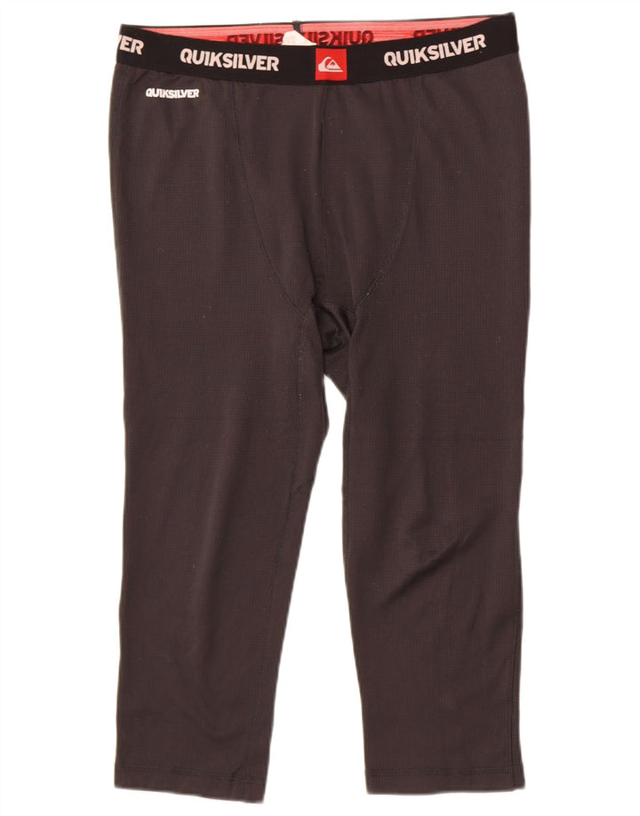 Мужские капри с рисунком Quiksilver, большие черные