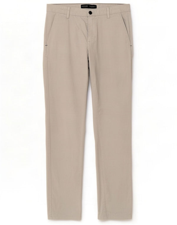 Zara Мужские прямые брюки-чиносы EU 40 Medium W31 L33 Серый хлопок