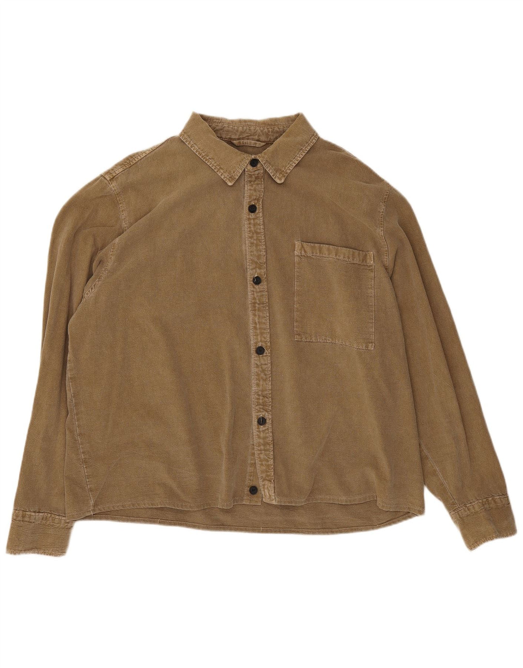 Мужская рубашка Zara XL коричневая
