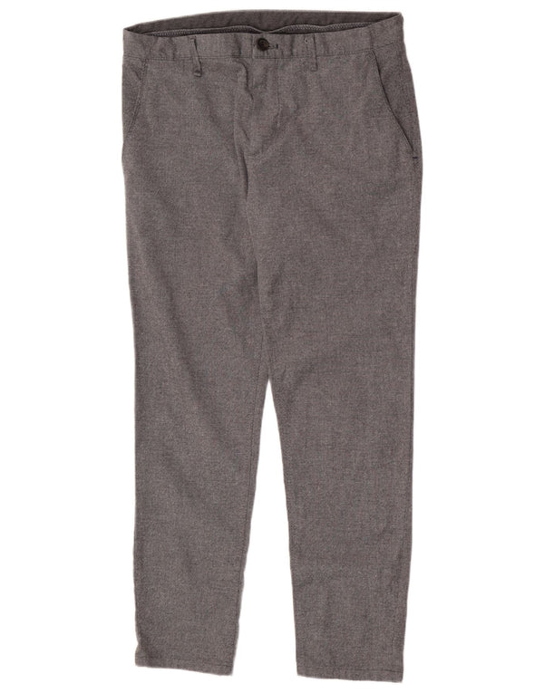 Мужские узкие брюки-чиносы Zara EU 42, большие W32 L28, серые