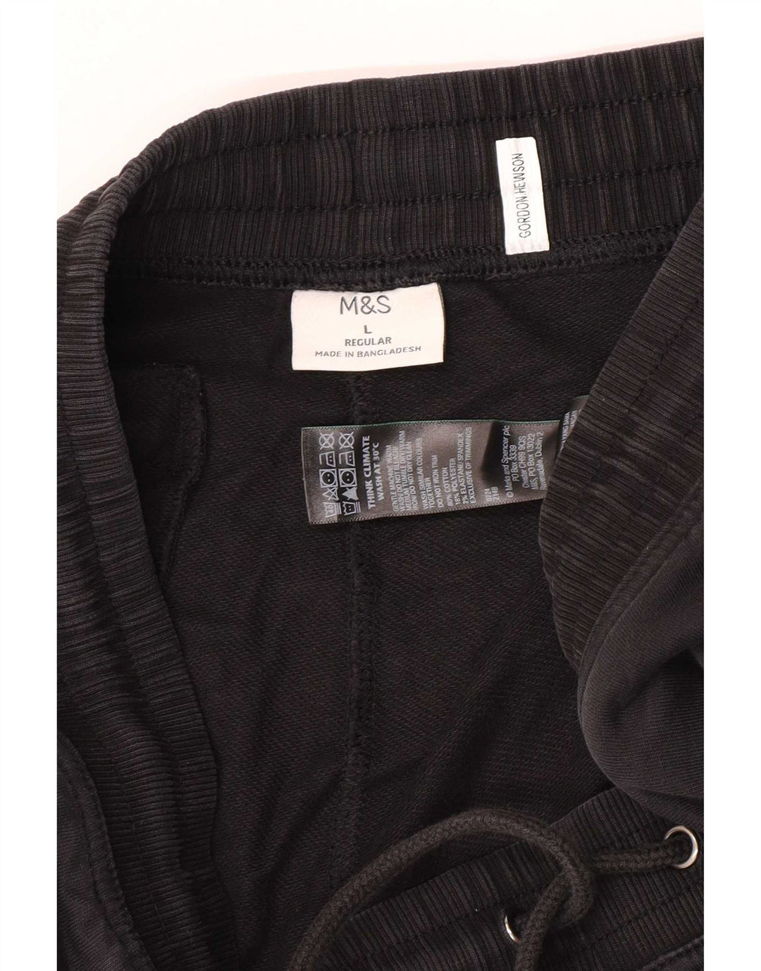 Мужские спортивные брюки Marks & Spencer, большие черные хлопковые