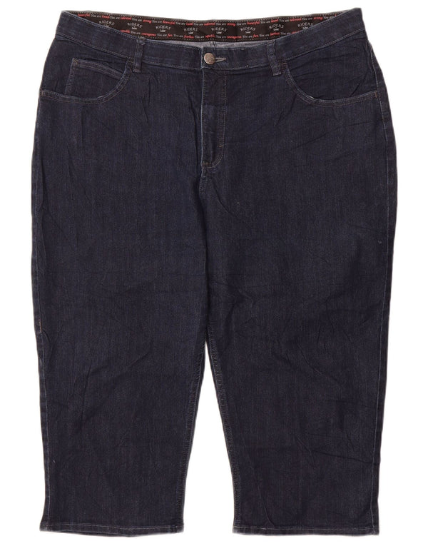 Женские капри Lee Riders US 20 3XL W40 L20 Темно-синие, хлопок