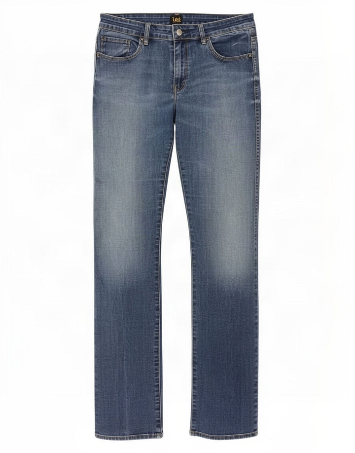 Женские джинсы Lee Bootcut US 13, большие размеры W32 L33, синий хлопок