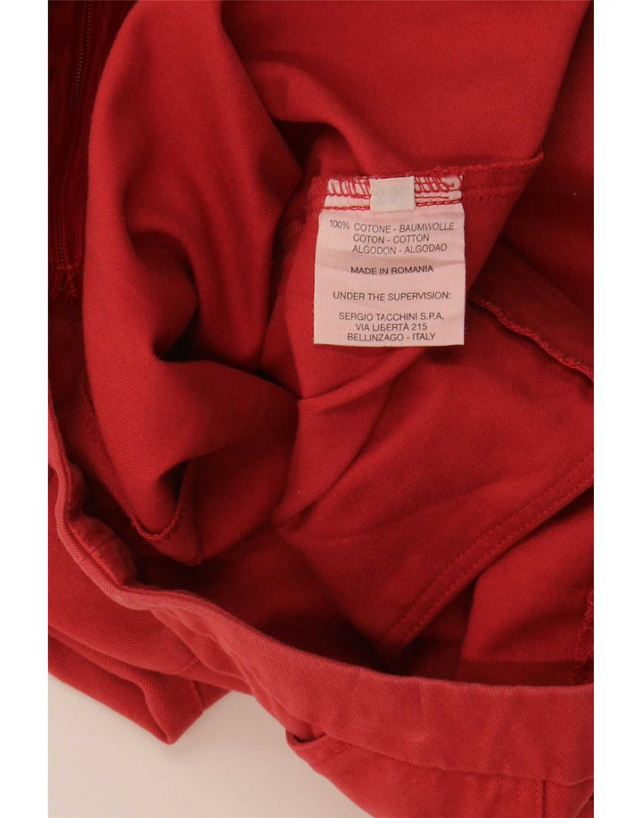 Женская юбка-трапеция Sergio Tacchini IT 42 Medium W30 Красный хлопок