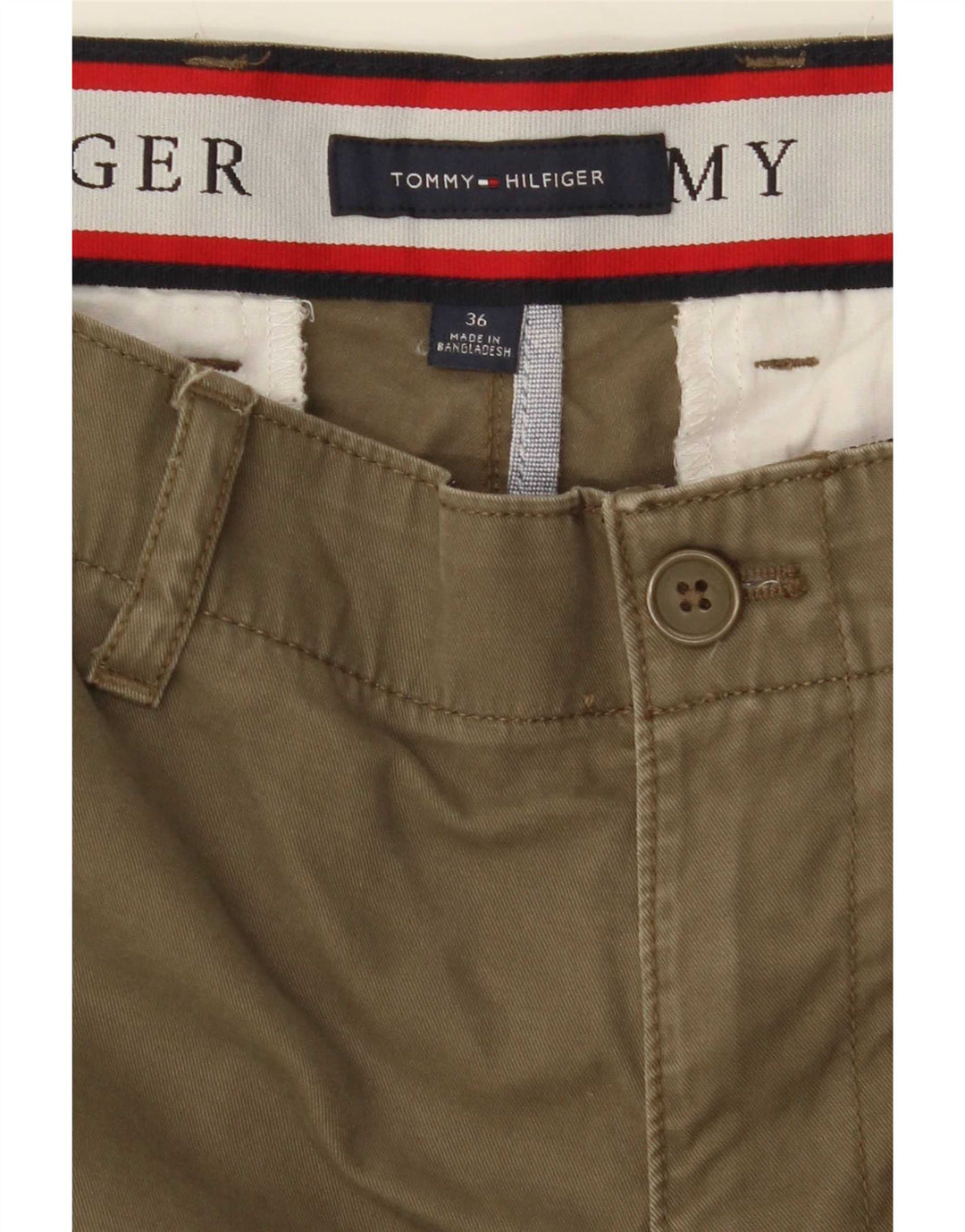 Мужские шорты карго Tommy Hilfiger W36, большие, цвета хаки, хлопок