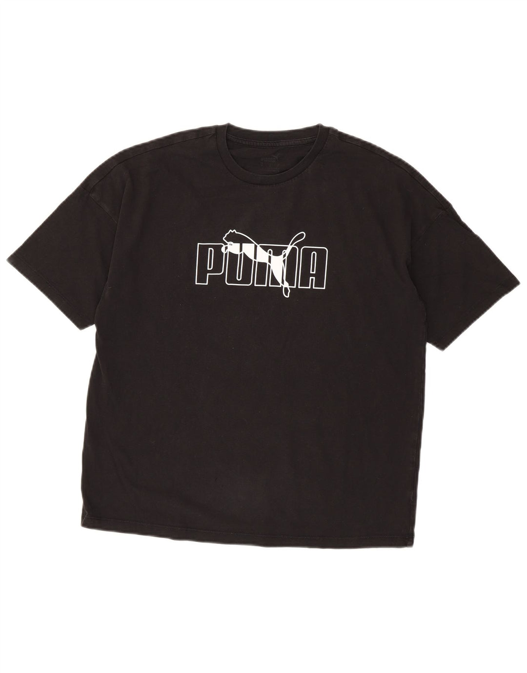 Женская футболка с рисунком Puma Top UK 14, средний черный