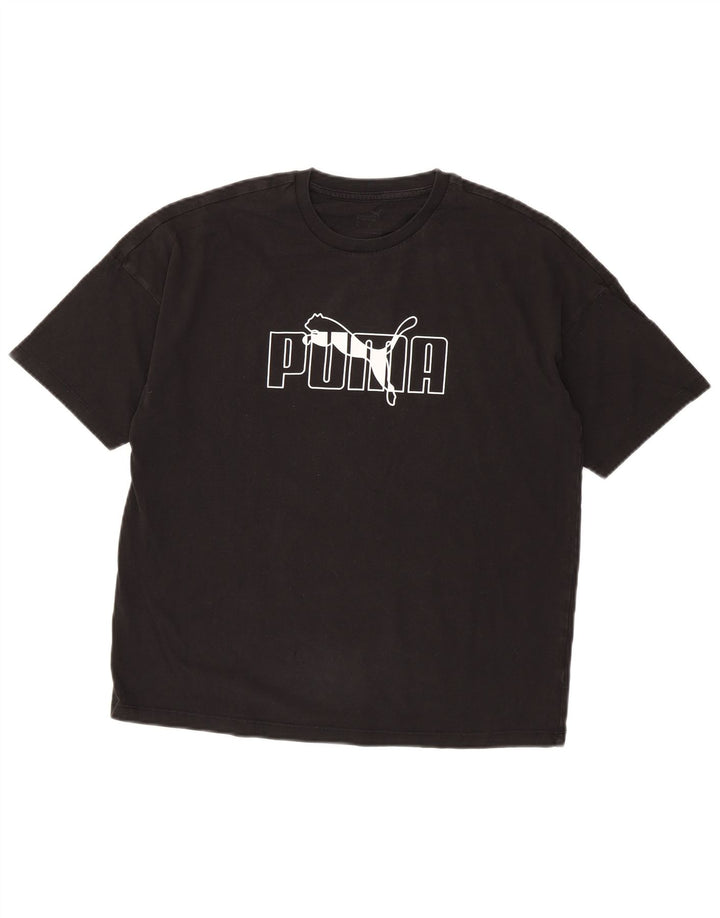 Женская футболка с рисунком Puma Top UK 14, средний черный