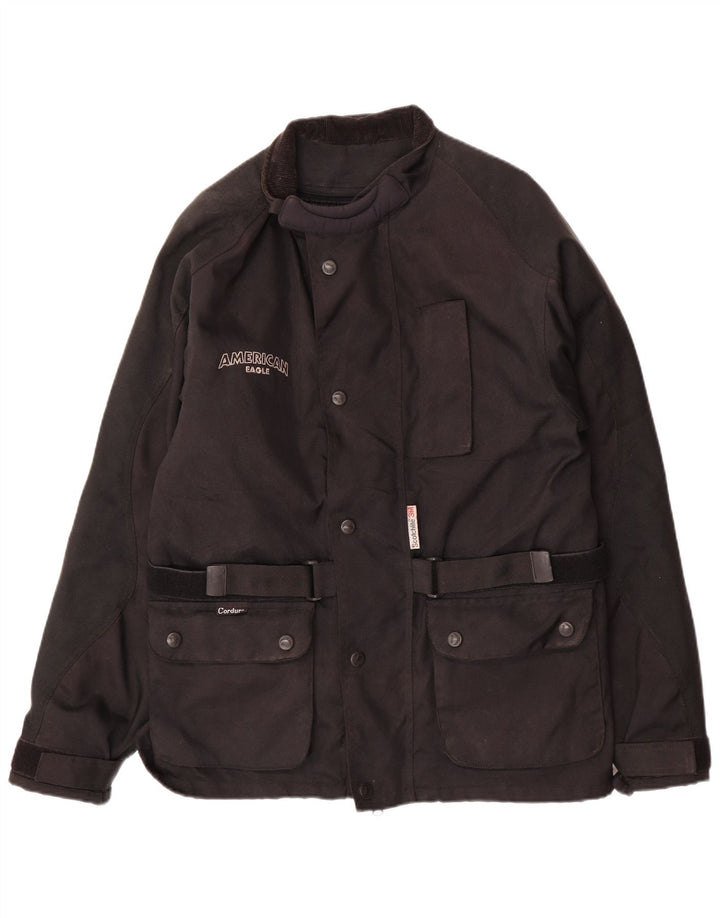 Мужская универсальная куртка American Eagle UK 38, средний черный ацетат
