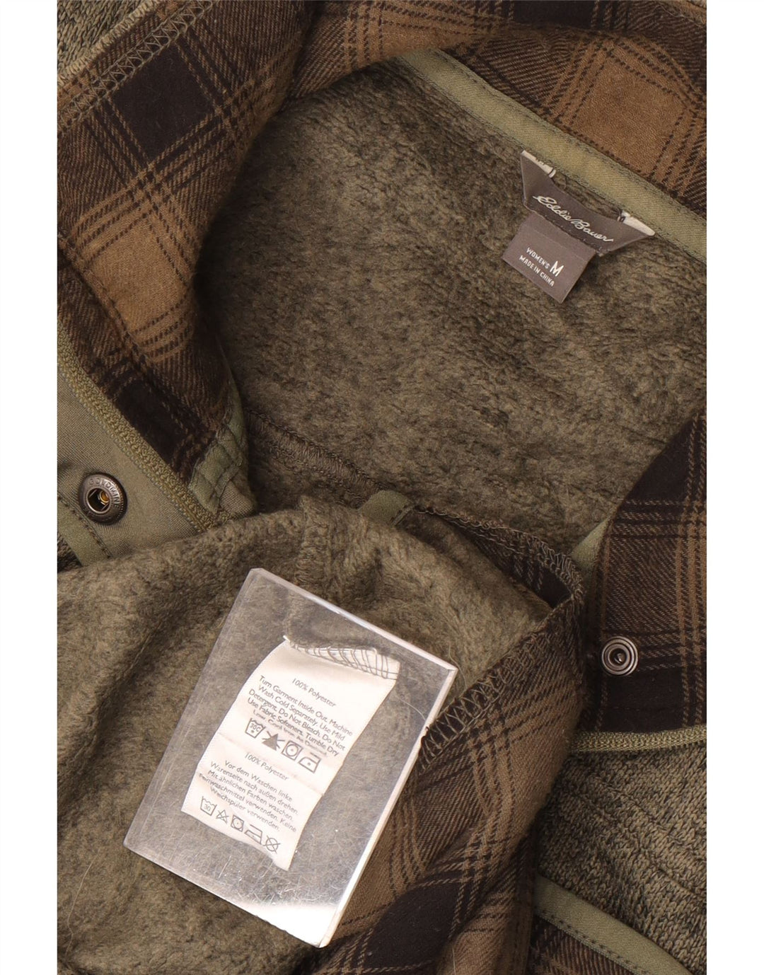 Женский спортивный костюм Eddie Bauer, верхняя куртка UK 14, средний хаки, в крапинку